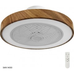 Gruppe Ανεμιστήρας Οροφής 50cm με Φως και Τηλεχειριστήριο Dark Wood CMBF-FS6008